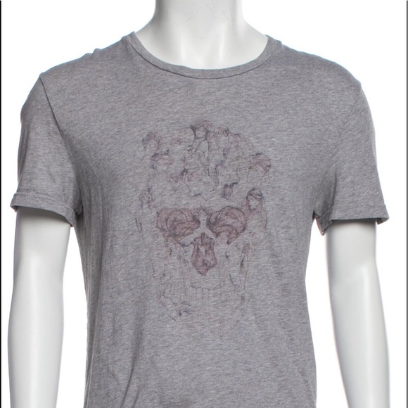 Alexander McQueen Other - Alexander McQueen Gray Skull T- shirt